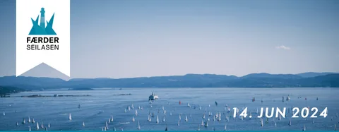 Bilde fra nyhetsartikkelen «Regattaer i indre Oslofjord på forsommeren»